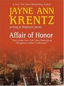 Affair of Honor (Large Print)