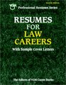 Resumes for Law Careers