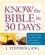 Know the Bible in 30 Days