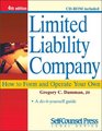 Limited Liability Company How to Form and Operate Your Own