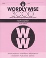 Wordly Wise Grade 8 Test Booklet