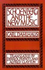 Schoenberg and the New Music  Essays by Carl Dahlhaus