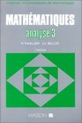 Mathmatiques BTS tome 3 analyse 3 Sries intgrales de Laplace intgrale de Fourier transformation en Z