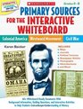 Primary Sources for the Interactive Whiteboard Colonial America Westward Movement Civil War 60 WhiteboardReady Documents With Background  Understanding of History