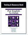 Put English To Work  Teacher Resource