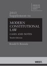 Modern Constitutional Law Cases and Notes 10th 2013 Supplement