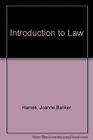 Introduction to Law Reprint