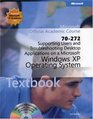 70272 Supporting Users and Troubleshooting Desktop Applications on a Microsoft Windows XP Operating System Package