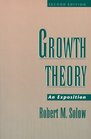 Growth Theory An Exposition