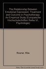 The Relationship Between Emotional Expression Treatment and Outcome in Psychotherapy An Empirical Study