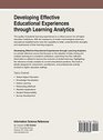 Developing Effective Educational Experiences through Learning Analytics