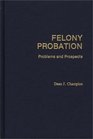 Felony Probation Problems and Prospects