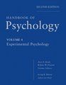 Handbook of Psychology Experimental Psychology