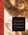 Business Research Sources A Reference Navigator