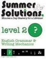 Summer Solutions English  Grammar Workbook