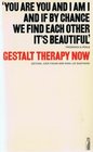 Gestalt therapy now theory techniques applications