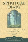 Spiritual Diary An Inspirational Thought for Each Day of the Year