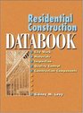 Residential Construction Databook