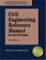 Civil Engineering Reference Manual for the PE Exam 10th Edition