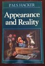 Appearance and Reality A Philosophical Investigation into Perception and Perceptual Qualities