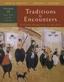 Traditions  Encounters Volume 2 From 1500 to the Present