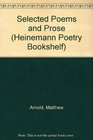 Matthew Arnold Selected Poems and Prose