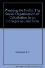 Working for Profit The Social Organisation of Calculation in an Entrepreneurial Firm