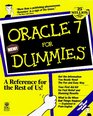 Oracle7 for Dummies