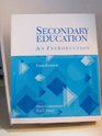 Secondary Education An Introduction