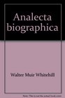 Analecta biographica a handful of New England portraits