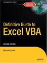 Definitive Guide to Excel VBA Second Edition