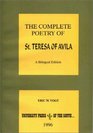The Complete Poetry of Teresa of Avila A Bilingual Edition