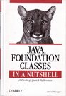 Java foundation classes A desktop quick reference