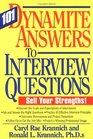 Dynamite Answers to Interview Questions Sell Your Strengths