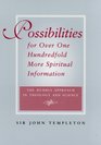 Possibilities for Over One Hundredfold More Spiritual Information The Humble Approach in Theology and Science