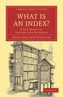 What is an Index A Few Notes on Indexes and Indexers