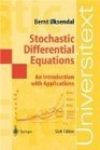 Stochastic Differential Equations an Introduction with Applications Sixth Edition