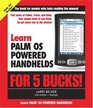 Learn Palm OS Powered Handhelds for 5 Bucks