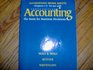 Accounting  The Basis for Business Decisions Group A Problems Chapters 115