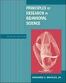 Principles of Research in Behavioral Science with Internet Guide and PowerWeb