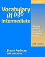 Vocabulary in Use  Intermediate With Answers