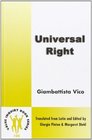 Universal Right Illustrated Translated from Latin and Edited by Giorgio Pinton and Margaret Diehl