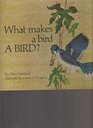What Makes a Bird a Bird