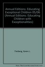 Annual Editions  Educating Exceptional Children 05/06