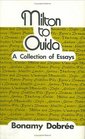 Milton to Ouida A Collection of Essays