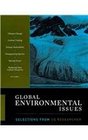 Global Environmental Issues Selections from The CQ Researcher
