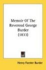 Memoir Of The Reverend George Burder