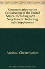 Commentaries on the Constitution of the United States Including 1967      Supplement Including 1967 Supplement