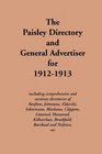 The Paisley Directory and General Advertiser for 19121913