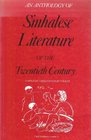 An Anthology of Sinhalese Literature of the Twentieth Century